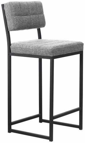 Baro kėdė Kalune Design Retro 225ALN1117, matinė, pilka sp., 40 cm x 40 cm x 98 cm
