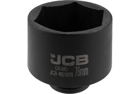 Sügav kuusnurkne löögipesa JCB 46510076, 76 mm, 3/4"