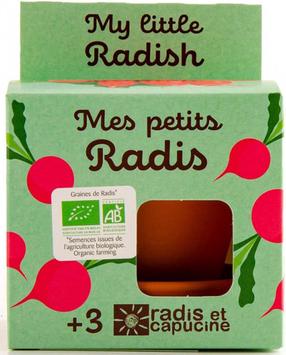 Augalų auginimo rinkinys Radis Et Capucine Growing Kit Organic Radishes, žalia sp.