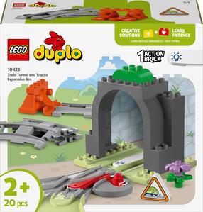Konstruktorius LEGO® DUPLO® Town Traukinuko Tunelio Ir Bėgių Papildomas Rinkinys 10425, 20 vnt.