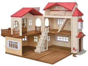 Nukumaja Sylvanian Families Maja punase katusega 5708, mitmevärviline