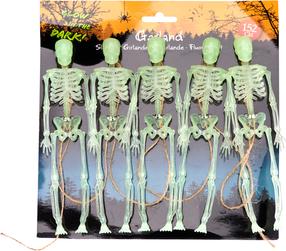 Dekoracija vaikams/suaugusiems, skeletas 476900060, balta sp., 152 cm