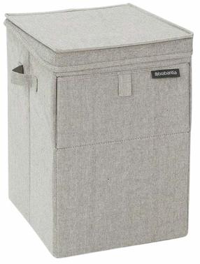 Veļas kaste Brabantia, 35 l, pelēka krās., 37 cm x 32 cm x 44.5 cm