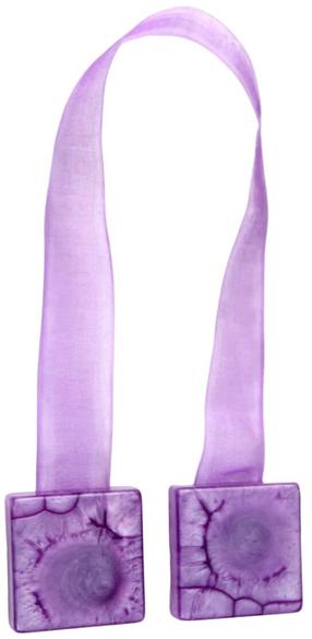 Užuolaidų laikiklis su magnetu Marble, 3.5 cm, violetinė sp.