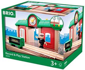 Centrālā dzelzceļa stacija Brio World Record & Play Station 33578, daudzkrāsaina