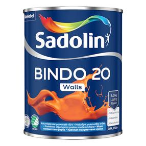 Krāsa Sadolin Bindo 20, balts krās., 0.9 l