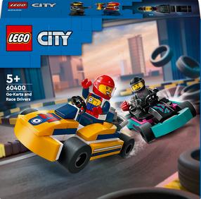 Konstruktorius LEGO® City Gokartai ir lenktynininkai 60400, 99 vnt.