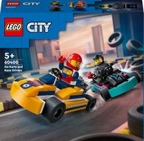 Konstruktorius LEGO® City Gokartai ir lenktynininkai 60400, 99 vnt.