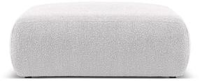Pufas Micadoni Home Molino Boucle, šviesiai pilka sp., 100 cm x 100 cm x 36 cm