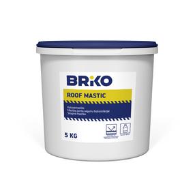 Hidroizolācijas mastika Briko, 5 kg, melna krās.