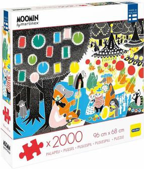 Dėlionė Moomin, 68 cm x 96 cm, 2000 vnt., įvairių spalvų