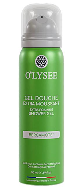 Ķermeņa mazgāšanās putas, želeja O'Lysee Bergamote, 50 ml