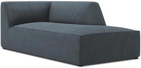 Диван Micadoni Home Ruby Corduroy Chaise Longue, синий цв., правый, 181 x 93 см x 69 см