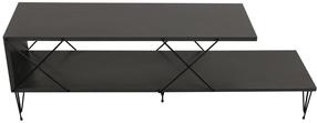 ТВ стол Kalune Design Street, антрацитовый цв., 120 см x 30 см x 40 см
