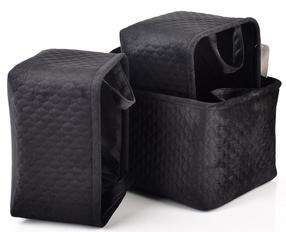 Krepšių rinkinys, daiktų saugojimo Mondex Sara Black HIWB6969-PROM, juoda sp., 38 x 26 x 22 cm