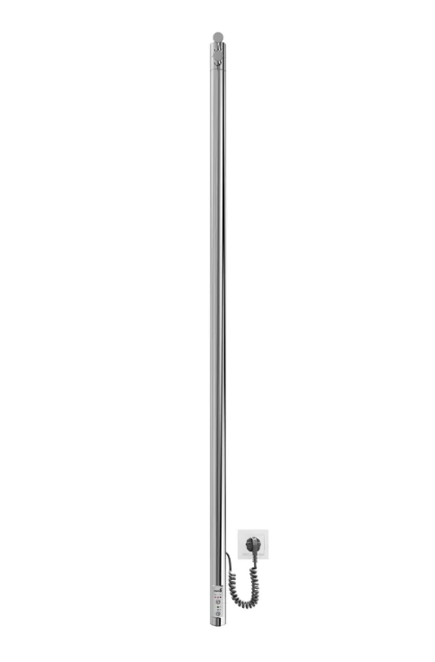 Elektriline rätikuradiator Mario Ray, hõbe v./must v., 3 cm x 150 cm, 45 W