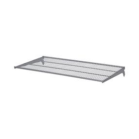 Plaukts ar kronšteiniem Dolle Gridboard Set, 80 cm x 40.6 cm, pelēka krās., 3 gab.