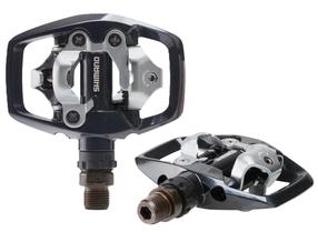 Pedaal, clipless Shimano PD-ED500 SPD + SM-SH56 EPDED500, alumiinium/teras, hõbe v./must v., 2 tk