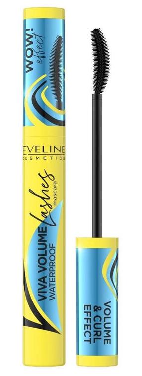 Skropstu tuša Eveline Viva Volume Lashes, 10 ml, melna krās. black