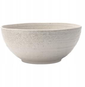 Servēšanas bļoda Verlo Clay, 14 cm x 14 cm x 6.2 cm, Ø 14 cm, bēša krās., porcelāna