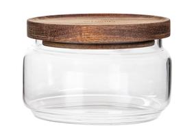 Pārtikas uzglabāšanas konteiners Homla Gabin 227389, 0.7 l, caurspīdīga krās./brūna krās.