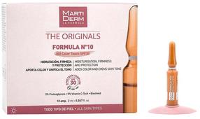 Ампулы для ухода за лицом Martiderm The Originals Formula Nº10 HD Color Touch, 2 мл, SPF 30, 10 шт.