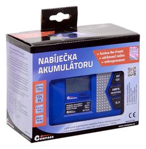 Akumuliatoriaus įkroviklis Compass Profi, 6 - 12 V, 2 A