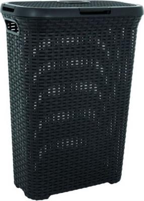 Skalbinių dėžė Curver, 40 l, pilka sp., 26.5 cm x 44.8 cm x 61.5 cm