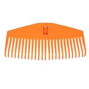Grābeklis vēdekļa Okko VG148, bez kāta, 510 mm, oranža krās.