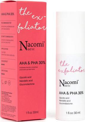 Nakts sejas serums Nacomi Next Level Acid Peeling 30%, 30 ml