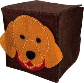 Šūšanas komplekts Stnux Felt Knitting STN7496, brūna krās.