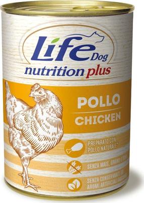 Šlapias šunų maistas Life Pet Care Nutrition Plus Chicken, vištiena, 0.4 kg