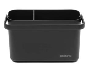 Kriauklės organizatorius - dėklas Brabantia Sinkside, 22 cm x 111 cm x 13.4 cm, plastikas, juoda sp.