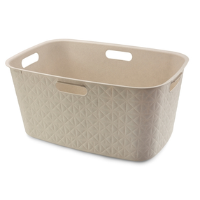 Veļas grozs Curver Softex, 45 l, bēša krās., 57 cm x 27 cm x 37 cm
