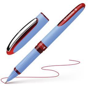 Tušinukas Schneider One Hybrid N 03, raudona sp./žydra sp., 0.3 mm