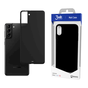 Telefono dėklas 3MK Matt Case for Samsung Galaxy S21 Plus 5G, juoda sp., Samsung