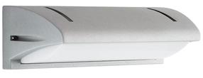 Sieninis lauko šviestuvas Su-Ma Nelly II-91012C, 60W, E27, IP54, sidabro sp., 42 cm x 12.4 cm