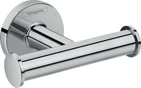Dvieļu turētājs Hansgrohe Logis Universal Towel Double Hook, 10.6 cm, 2.6 cm x 5.5 cm