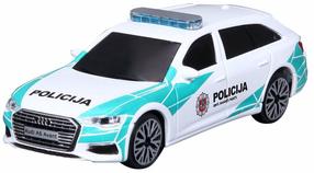  Žaislinė policijos mašina Bburago Audi A6 Avant 18-31053, 1:43, mėlyna/balta