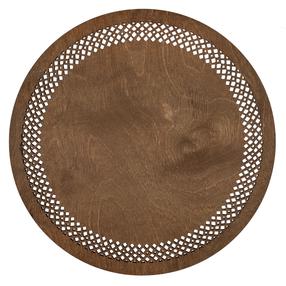 Galda paklājiņš Hermia Seljuk, 36 cm x 36 cm, 6 gab., Brūna krās.