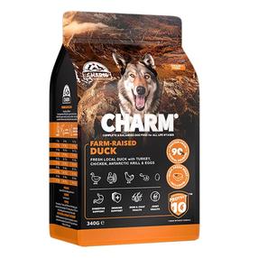 Sausā suņu barība Charm Farm Raised, pīles gaļa, 0.34 kg