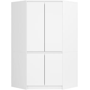 Spinta Akord Furniture Factory S100, balta sp., 50 cm x 100 cm x 180 cm