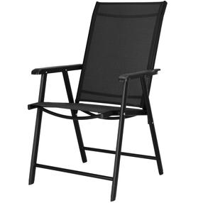 Lauko kėdė Springos GF0079, juoda sp.