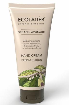Rankų kremas Ecolatier Organic Avocado Deep Nutrition, 100 ml