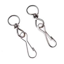 Karabinai Haushalt DIN4293, 2DD, nikeliuota, metalas, Ø 2.5 cm, 2 vnt.