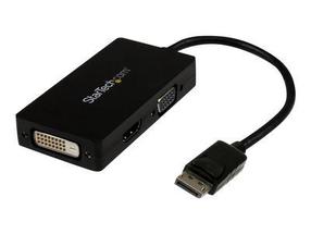 Adapteris StarTech DisplayPort To HDMI/VGA/DVI Displayport, HDMI / DVI / VGA, juoda