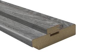 Durų stakta Domoletti EUGENE OAK, 202.4 cm x 8 cm x 3.3 cm, universali, ąžuolo sp.