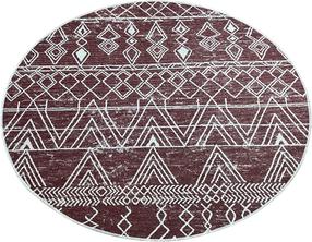 Vonios grindų kilimėlis Foutastic Straordinario 359CHL4917, smėlio sp., 80 cm x 80 cm, Ø 80 cm