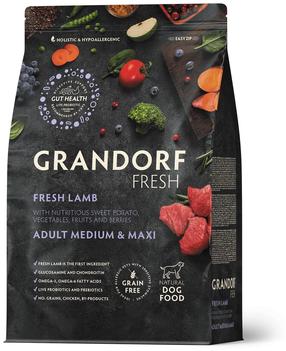 Sausā suņu barība Grandorf Fresh Lamb, jēra gaļa, 3 kg
