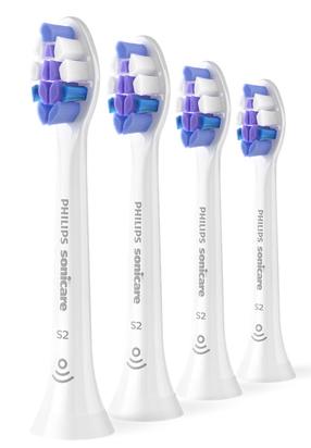 Elektriskās zobu birstes galviņa Philips HX6054/87, balta krās./violeta krās., 4 gab.